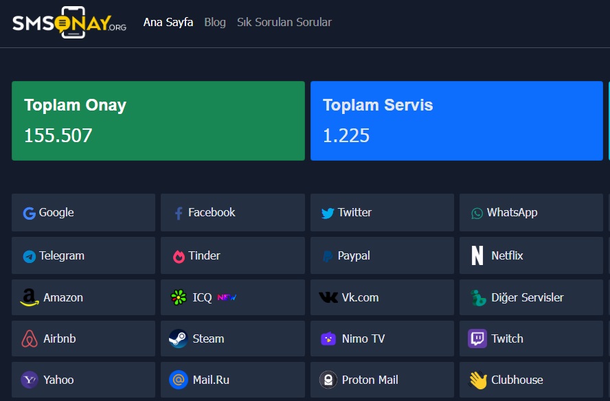 Sanal Numara Alma Hizmeti Veren İnternet Siteleri