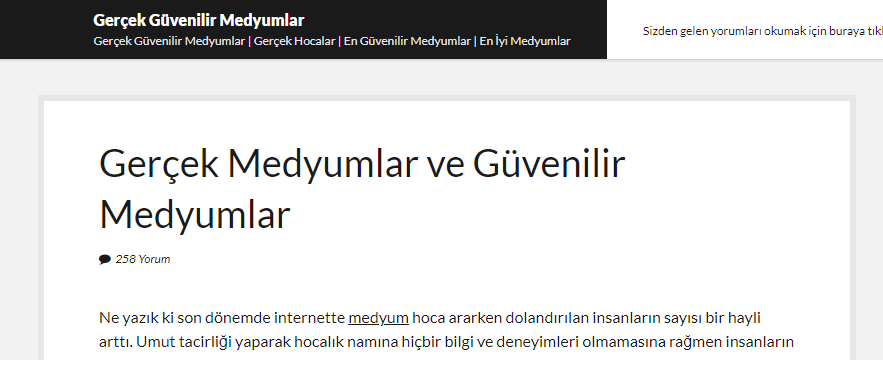 Güvenilir Medyumlar