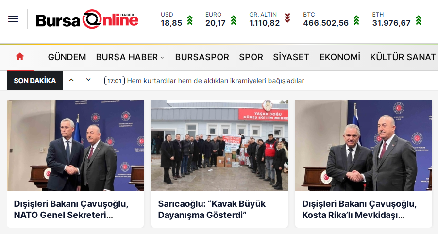 Bursa Son Dakika Haberleri 