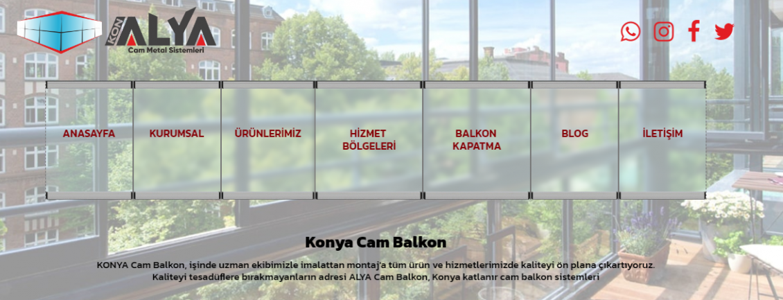 Konya Cam Balkon