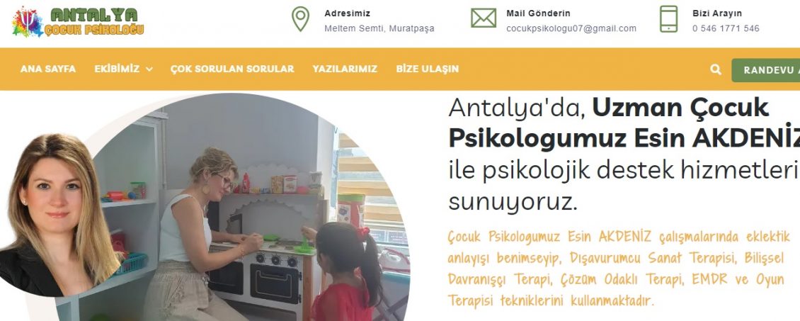 Antalya Çocuk Psikoloğu