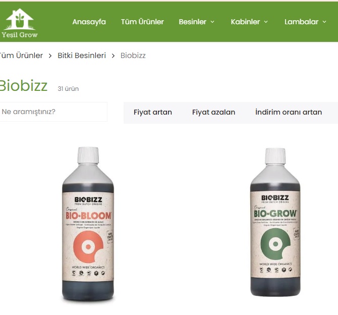 Biobizz, Advanced Nutrients ve Canna