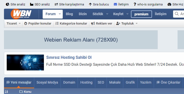 Web Master Forumları