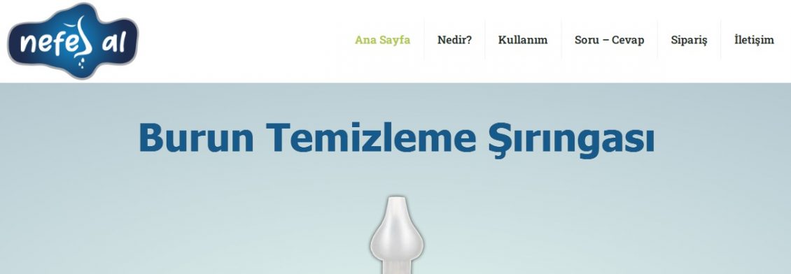 Bebek Burun Yıkama ve Temizleme