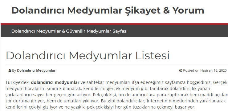 Sahtekar Medyumlar