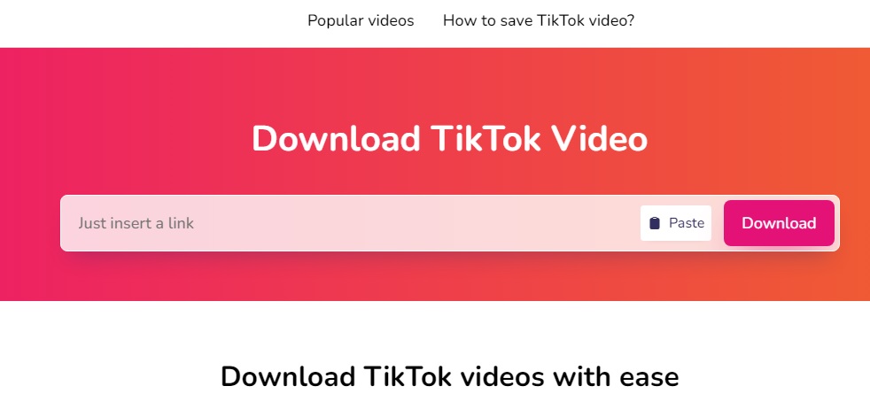 TikTok Filigransız HD Video İndirici