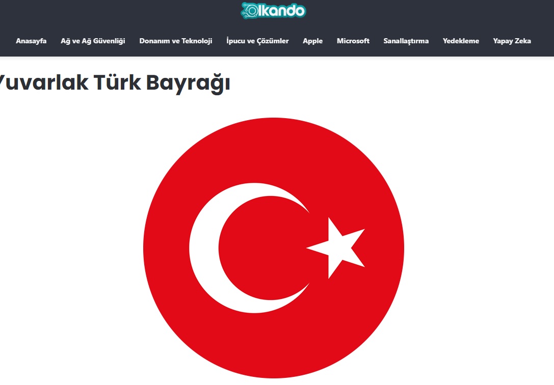 Yuvarlak Türk Bayrağı: Türk Milletinin Sembolü