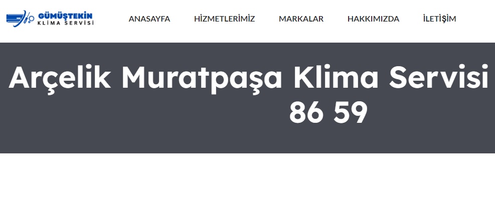 Arçelik muratpaşa klima servisi