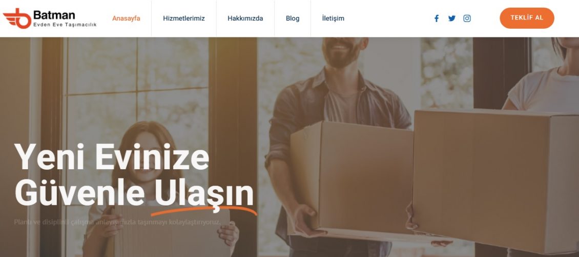 Batman şehirler arası evden eve nakliye