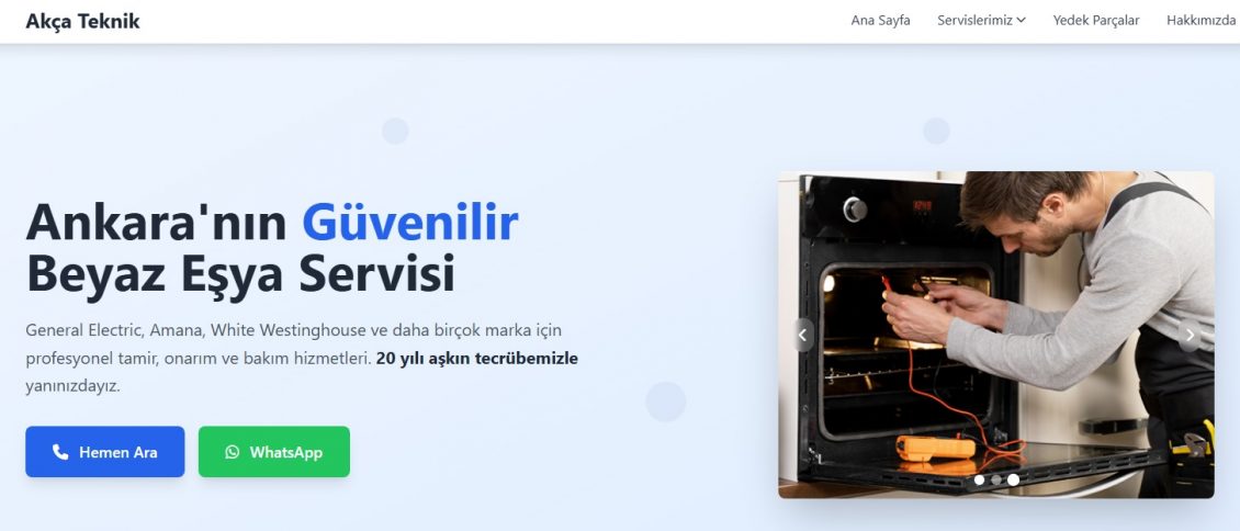 General electric servisi ankara