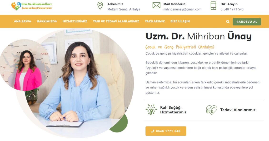 Çocuk psikiyatri Antalya