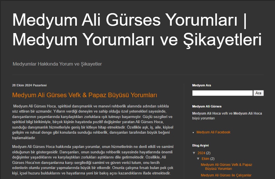 medyum ali gürses