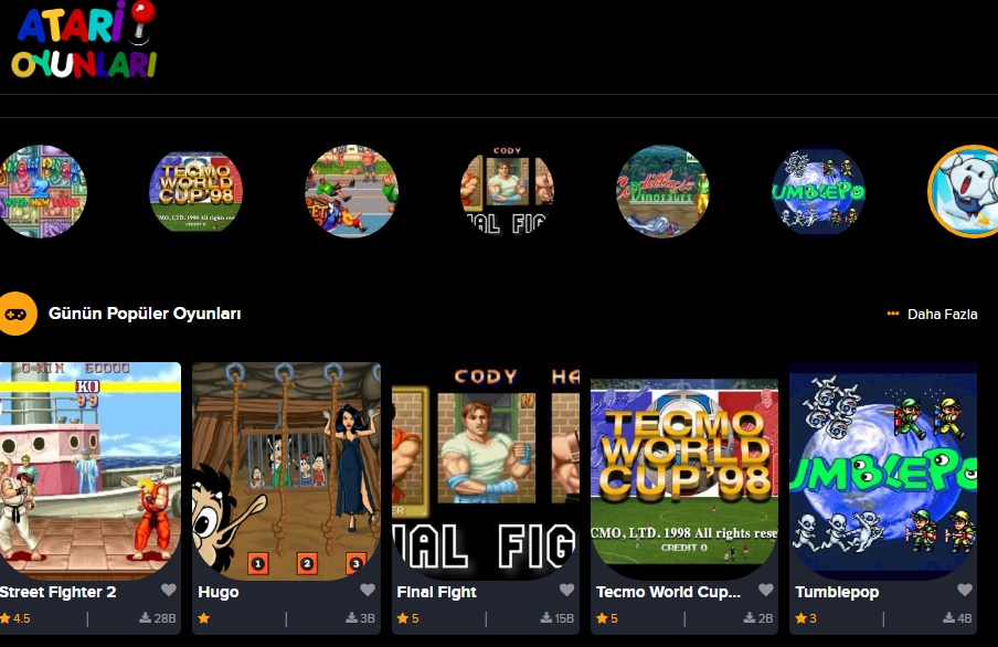 eski atari oyunları oyna