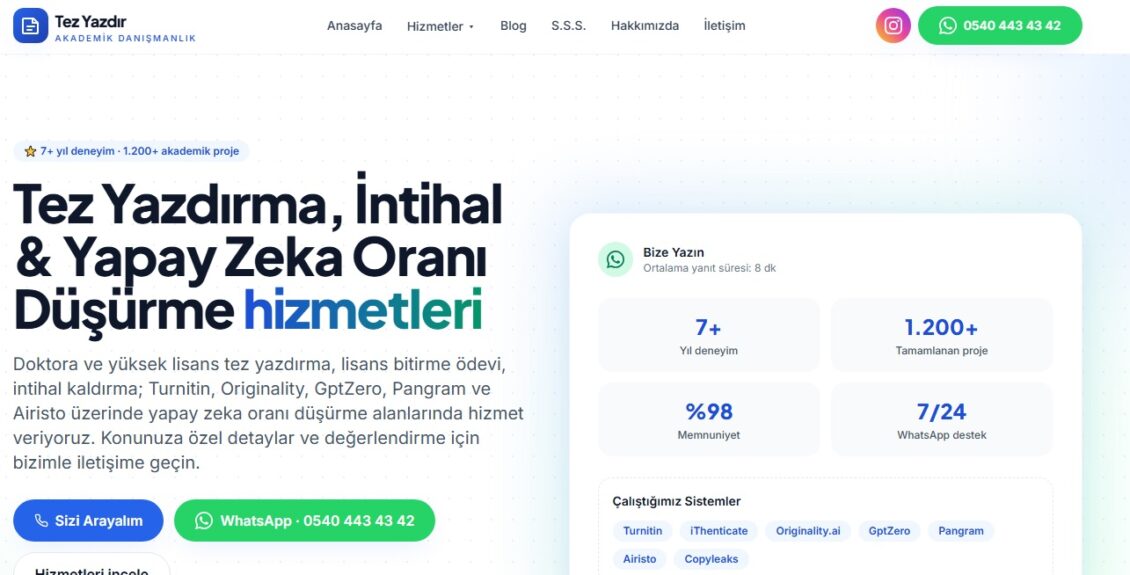 tez yazdırma Fiyatları