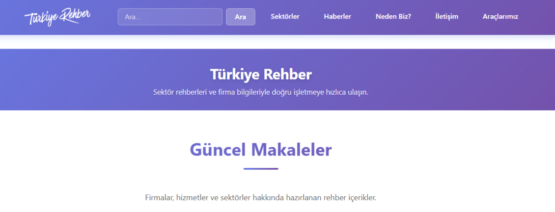 Türkiye rehber